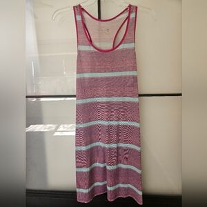 Smartwool Merino Wool Blend Striped Tank Dress Small